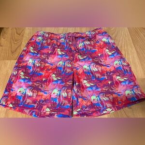 Robert Graham Quickdry Board Shorts Palm Trees Multicolor Small NWT MSRP $79